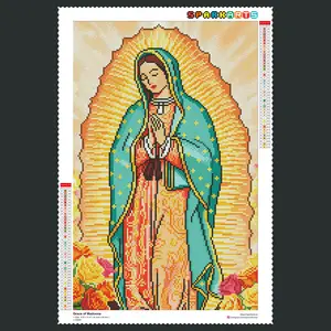 Mary - Velvet Canvas Diamond Painting Kit – Diamond Art for Home Decor, Gifts & Relaxation, Religion