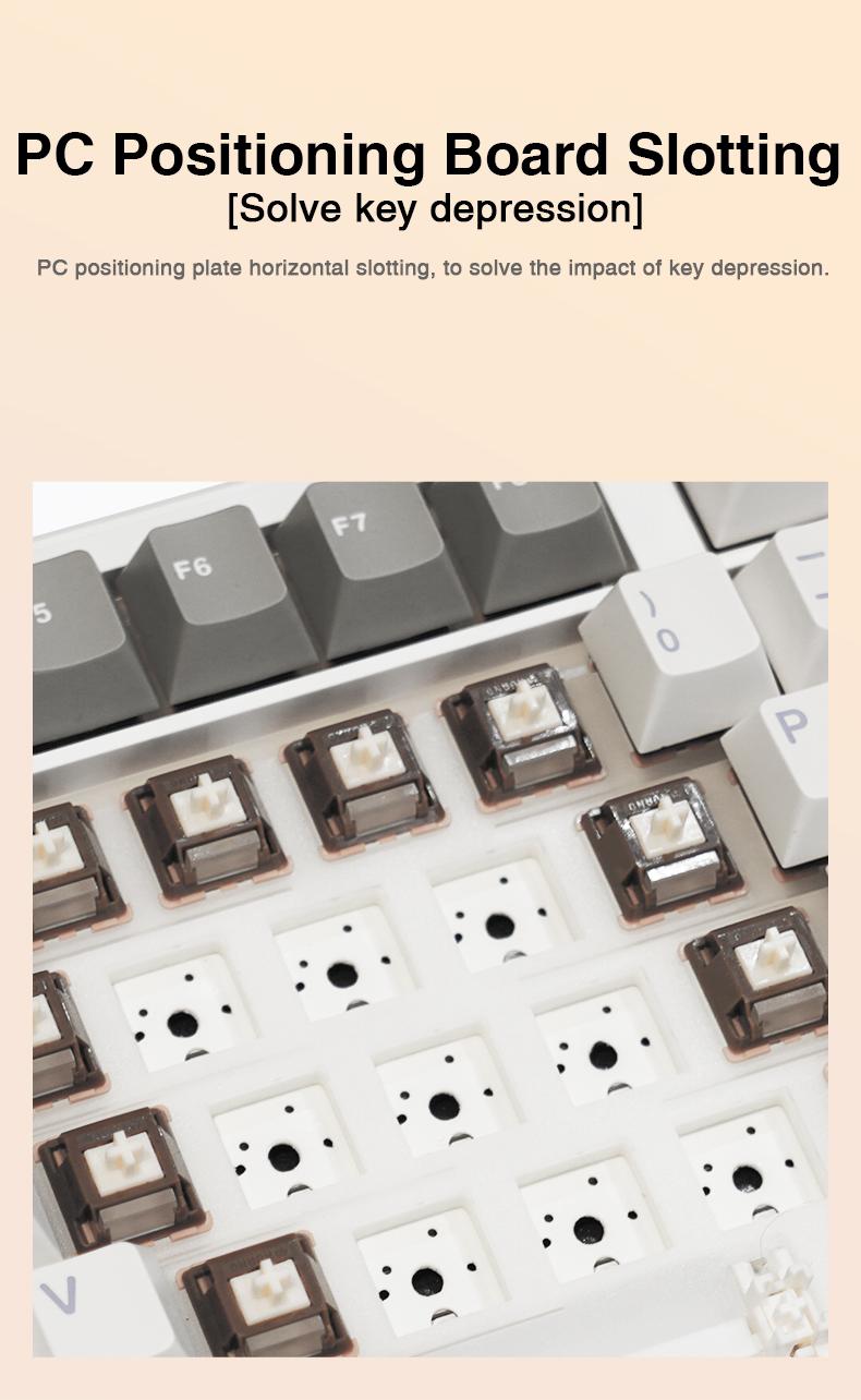 [NEW]AULA F108 Pro Full Size Wireless Mechanical Gaming Keyboard with Knob Smart Screen Num Pad Pink Tri-Mode RGB Backlit Hot Swappable Customize E-Sports Office Computer Accessories TikTokShopfalldealsforyou