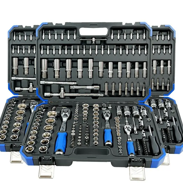 Ratchet kit 172Pcs/Ser Heavy Mechanical RepairSockets Wrench Set Combination ToolboxManual Tools Mechanics Tool Set forAutomotive Repair And Home Use