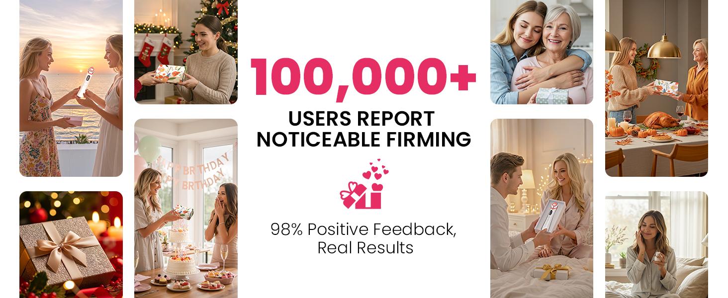 Face Lift Device – 8 in 1 Skin Tighten and Lift, LED Light Therapy for Wrinkles, Korean Skin Care, Spa-Grade Facial Massager Lift & Firm Beauty Massager (White)