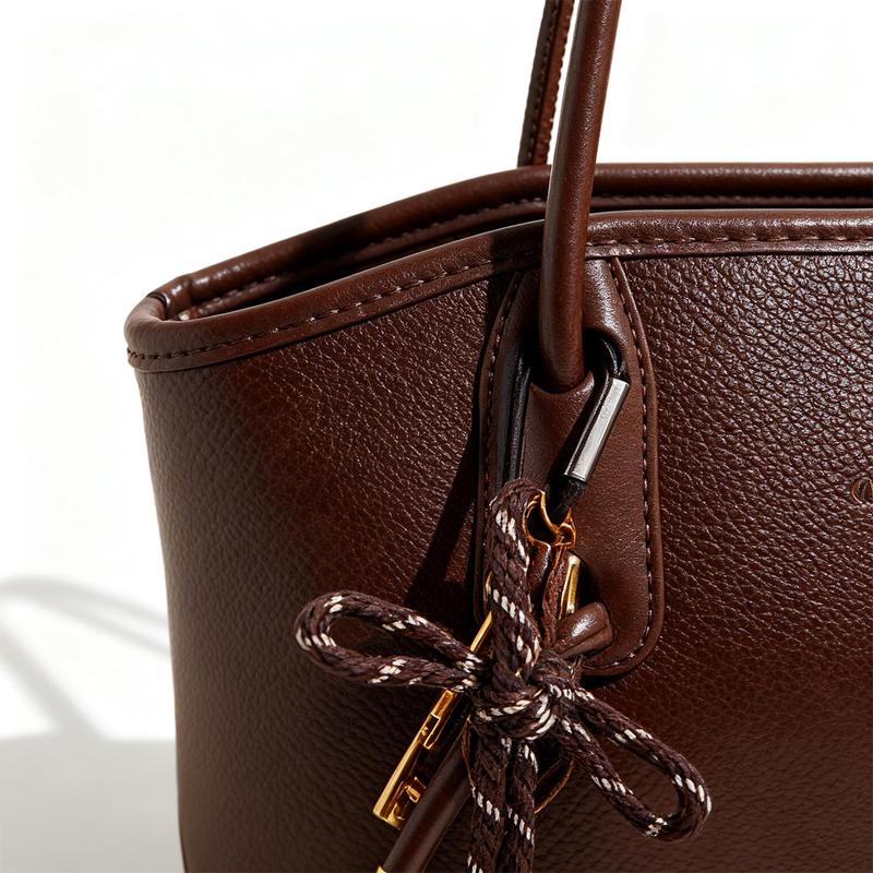 Fall&Winter Women's Elegant Solid Color Shoulder Bag, 2026 Fashionable Large Capacity Crossbody Bag for Daily Used,Casual Trendy Versatile High-quality Daily Commuting Bag