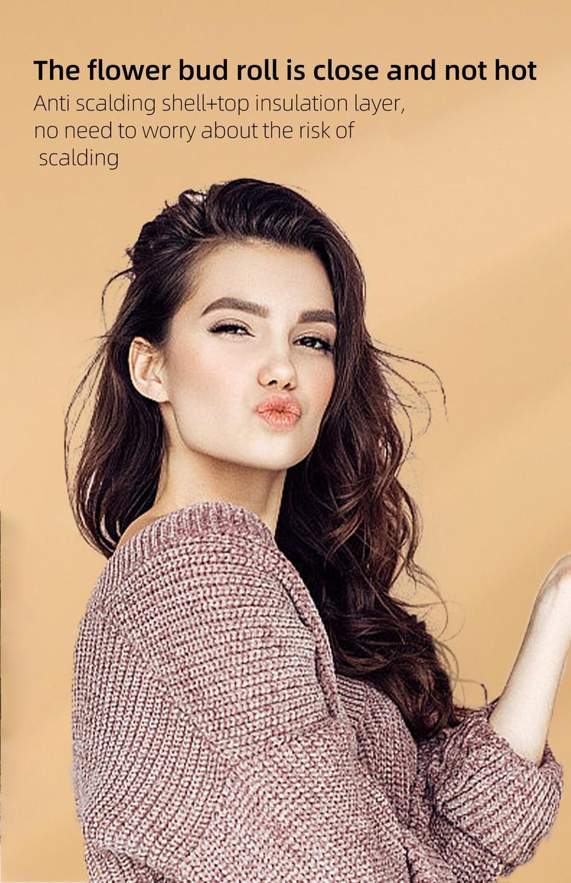 PretiHom Fully Automatic Electric Curling Stick 32mm LargeCurling Tool for Comfortable Hair Care