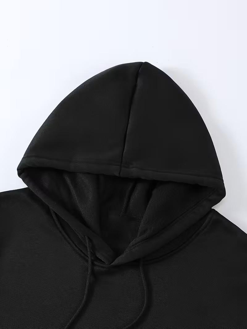 Men's two-piece set: a casual crew neck long-sleeved hooded sweatshirt and sweatpants set, suitable for winter and autumn.Includes a sweater, hoodie, sweatpants, jogging pants, and more. Clothes Menswear Polyester pocket waist sportswear indoor outdoor zi