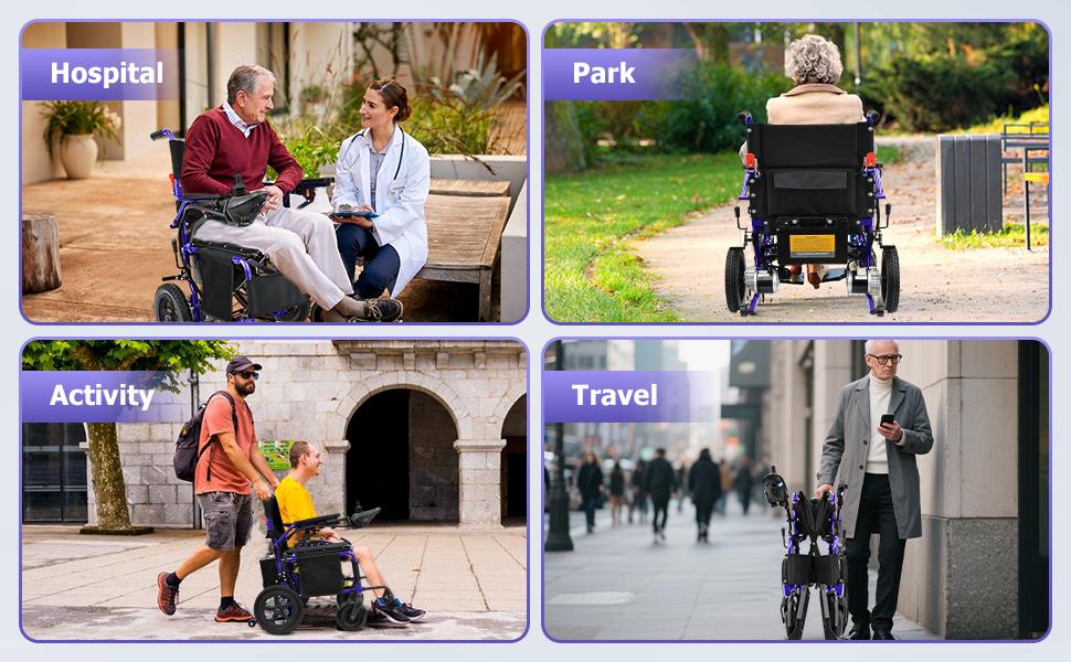 Zygenair Electric Wheelchair for Adults Lightweight Foldable Power Wheelchair with 500W Dual Motors 15 Miles Range All Terrain Wheels 330 lbs Capacity Enhanced Safety Features Durable Shock Absorbing Posture Aid