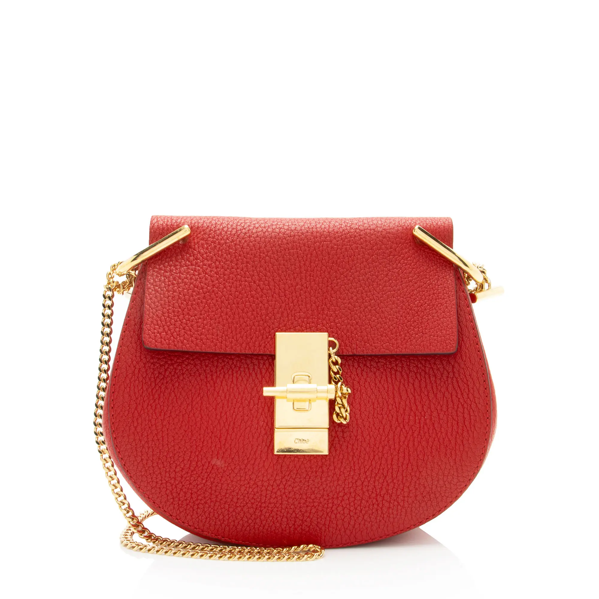 Pre-owned Chloé Lambskin Crossbody Bags Chloe Drew Small Shoulder Bag