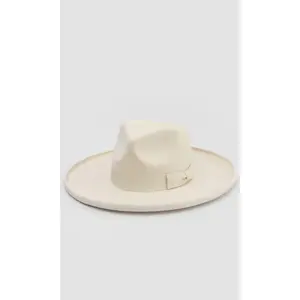 Galilee Rancher Unisex Fedora Hat - Ivory