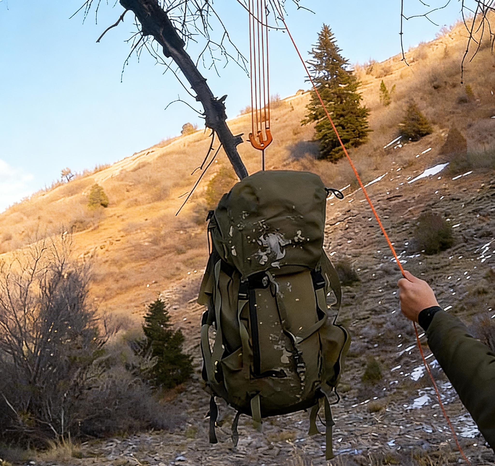 Game & Gear Hoist Block and Tackle System, Ultralight Hunting Game ...