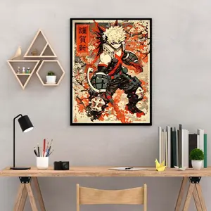 Katsuki Bakugo Poster – My Hero Academia Wall Art, Anime Home Decor, Manga Fan Gift_Poster
