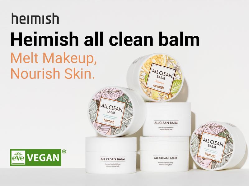 【Flash Sale】 Heimish All Clean Balm Mandarin (4.0 fl.oz / 120ml) | Balm-to-Oil Facial Cleanser for Makeup Removal, Pore Care & Blackhead Care, Springtok Herbal