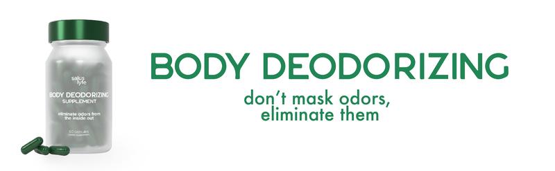 Salus Lyfe All Natural Body Deodorizing 60 Capsules - Neutralize Odor Naturally with Chlorophyll Salus Lyfe All Natural Body Deodorizing 60 Capsules - Neutralize Odor Naturally with Chlorophyll