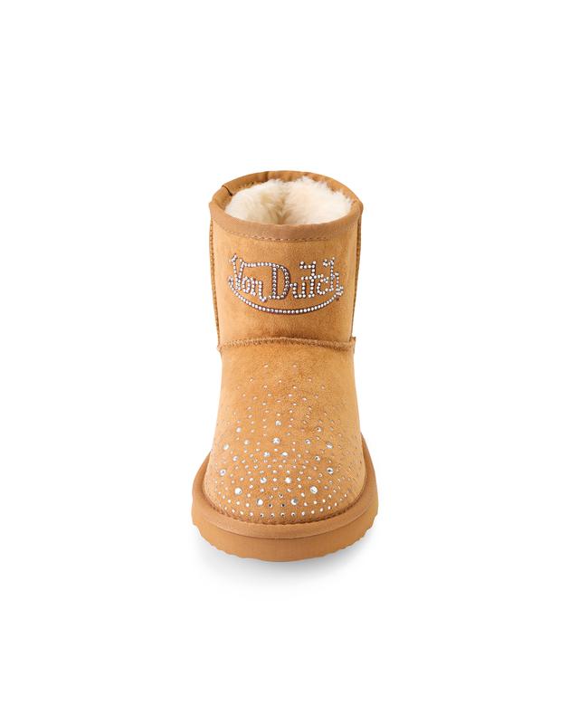 RHINESTONE SHEARLING BOOT