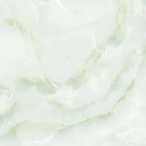 My Luxury Flooring MK PANTON Onyx Oro Mint Porcelain Tiles - 24 x 48 Inch Mint Green Gold Onyx Marble Pattern - Glossy Finish Wall & Floor Use 15.5 Sqft per Box | Pallet of 10 Boxes (155 sq-ft)