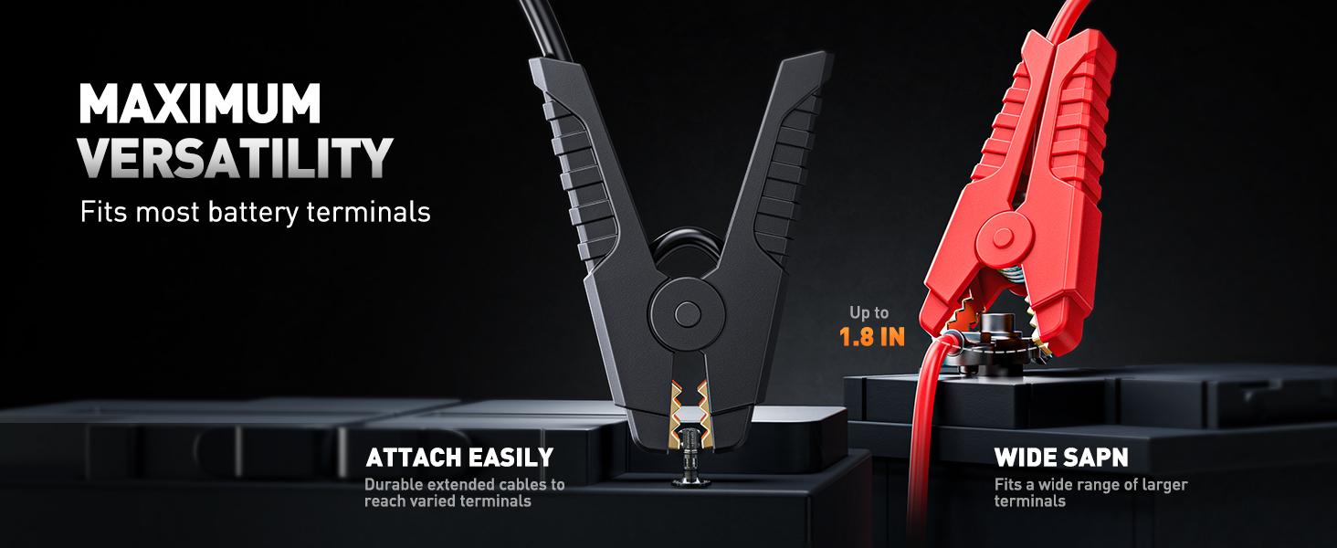 Buture 10-in-1 Portable Car Battery ultra-safe Jump Starter with Air Compressor 8000A 160PSI 45W Charger, Jump Starter Jump Box (All Gas 14L Diesel), Car Battery Jumper Starter Portable Jumper Cables, Gloves, Lights,Christmas,gift