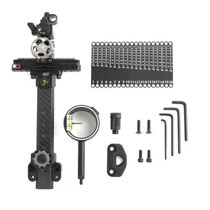 1 Pc Archery Sight 6X & 8X Magnification Wide Field of View Quick Calibration Competitive Archery Equipment for Recurve & Compound Bow