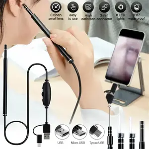 3-in-1 LED Ear Cleaning Endoscope