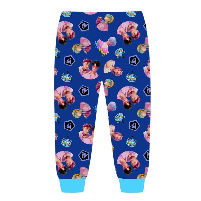 K-POP Demon Hunters Saja Boys Pyjamas Set GIRLS Jinu Abby Mystery Romance Baby HUNTR/X Fans Kids PS4 music party Cartoon tiger Merch Pajamas 3D Anime movie Print pjs Child Christmas Gift Teen fancy Nightwear Party sweatshirt Top Youtuber nighty homewear