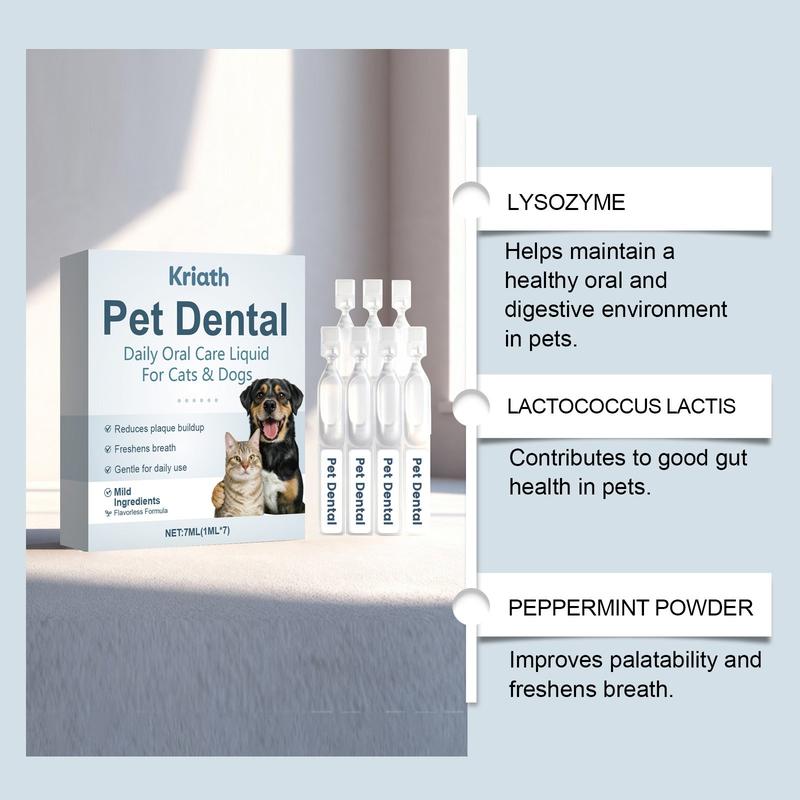 Pet Dental Oral Care Solution – Easy Daily Dental Care for Your Pet