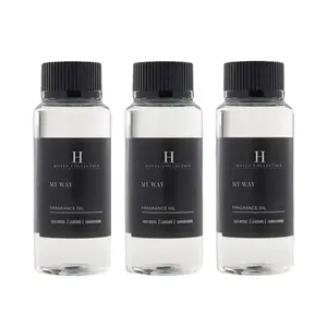 Hotel Collection 'My Way' Fragrance Oil(3pack) - Luxury Aromatherapy Scent Inspired by 1 Hotel with Notes of Leather, Sandalwood, & Oud Wood - 120mL Diffuser Oil for Home & Office Lavender Perfume