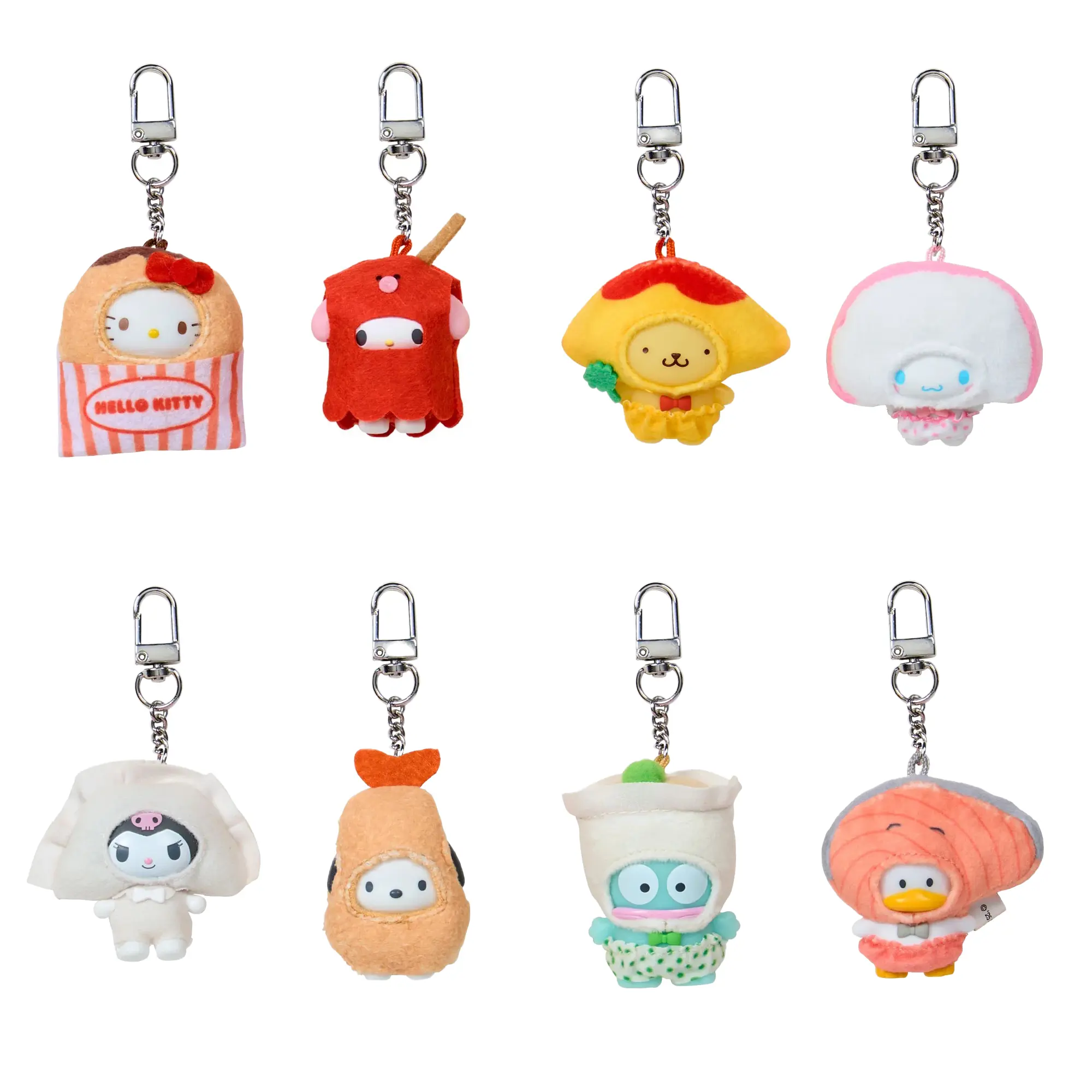 Sanrio Characters Japanese Side Dishes Keychain Blind Box (Secret Chibittomo Series)