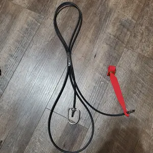 poultry tie cord Nylon Hitch on Nylon Cord with Metal Swivels ~8 Inches Simple Functional Connection for Various Uses
