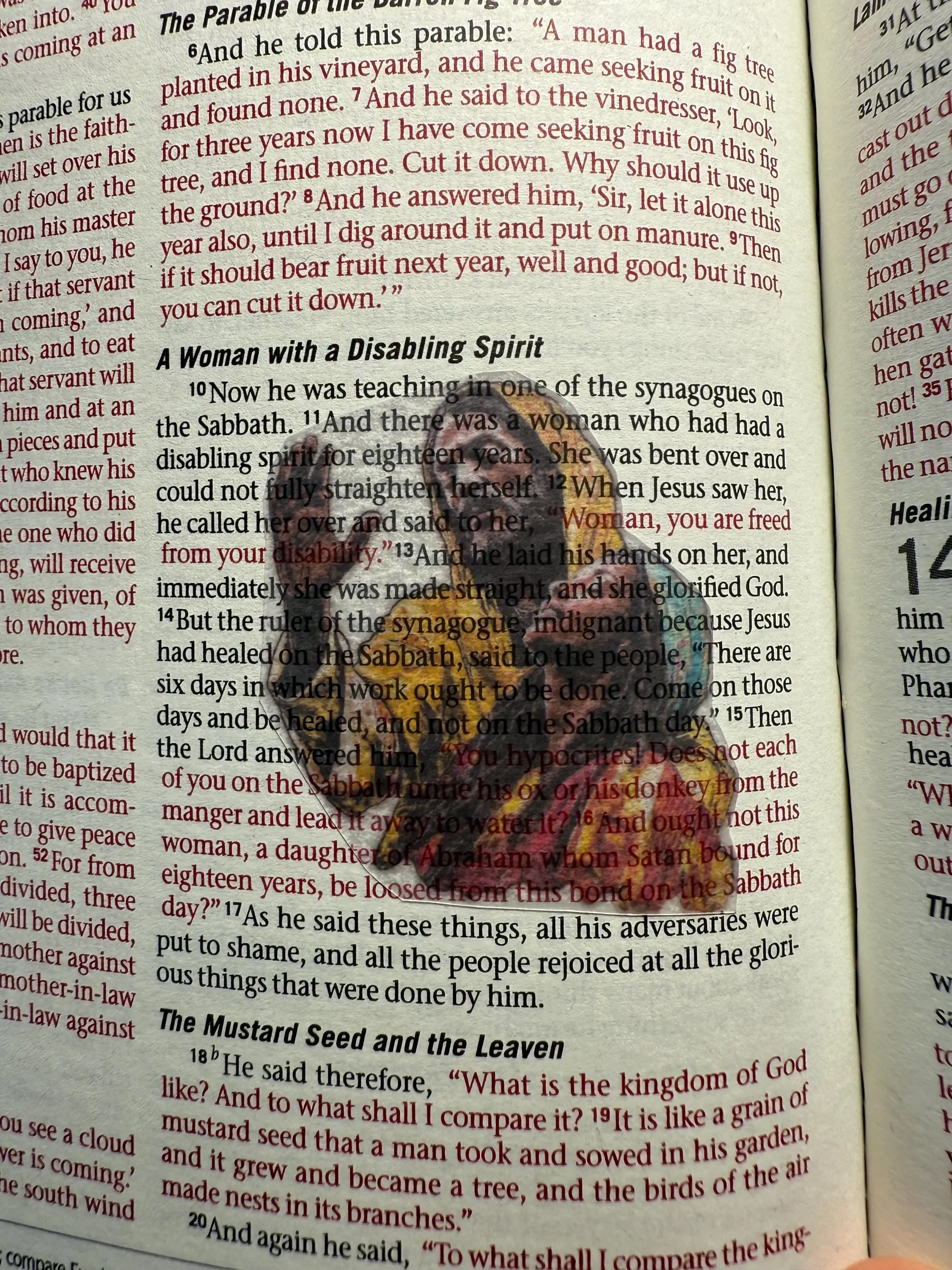 Jesus Christ Parables and Miracles - Clear Scripture Stickers Jesus Christ Parables and Miracles - Clear Scripture Stickers
