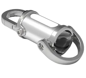 1PCS Portable LED Work Light Keychain Pendant USB Rechargeable Flashlight Keyring for Camping Pocket Sized Key Chain Tool