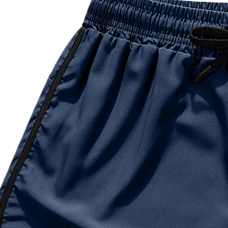 Men's Casual Loose Fit Quick-Dry Athletic Shorts Set of 4, Elastic Waistband and Drawstring Gym Training Shorts, Lightweight Men's Running Shorts, Drawstring Workout Shorts, Breathable Compression Squat Training Shorts, Summer Gym