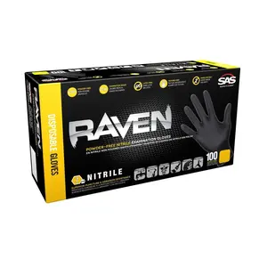 Raven Powder-Free Nitrile - 7 mil X-Large 100 Pack