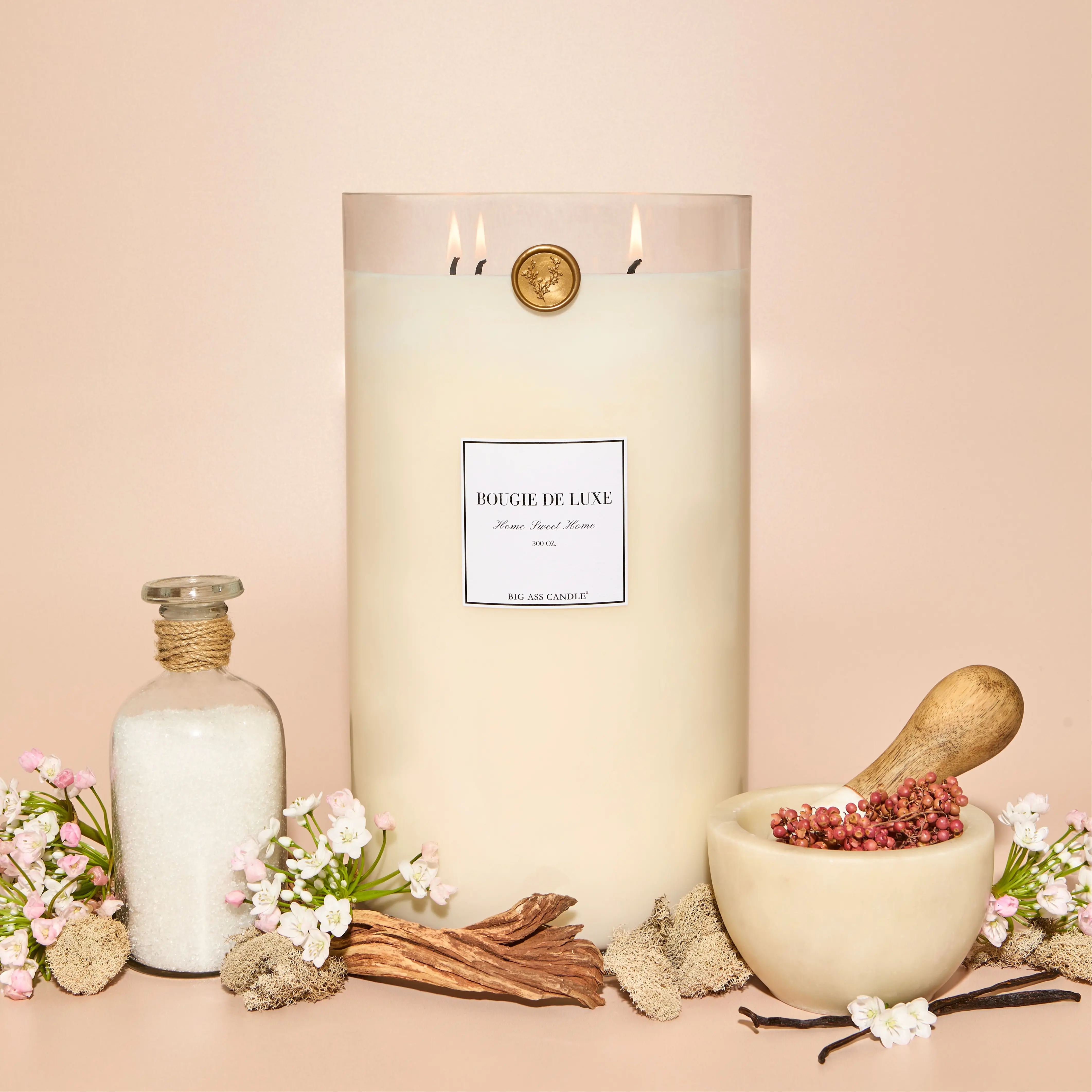 Big Ass Candle (300 oz, 750-1k hours)