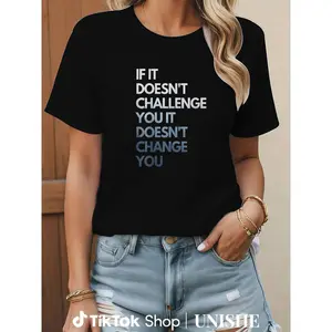 Inspirational Quote Fitness Tee Made from 100% Soft Cotton