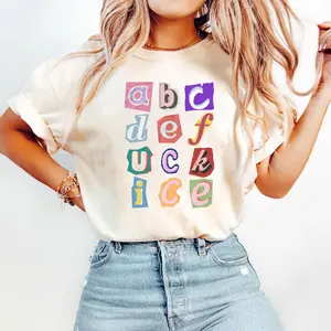 Alphabet But Destroy ICE Shirt, ABCDEFUCKICE Shirt, Immigrant Human Rights Tee, Human Rights Rainbow Crewneck