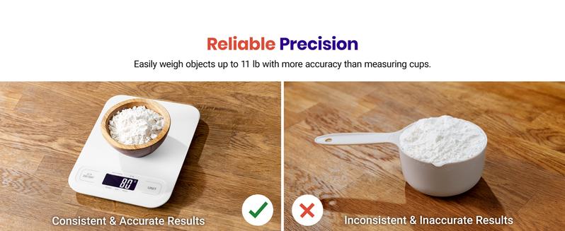 Etekcity Food Kitchen Scale, Digital Mechanical Weighing Scale, Grams and Ounces for Weight Management, Baking, Cooking Christmas Gift