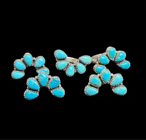 Kingman Turquoise Naja Rings