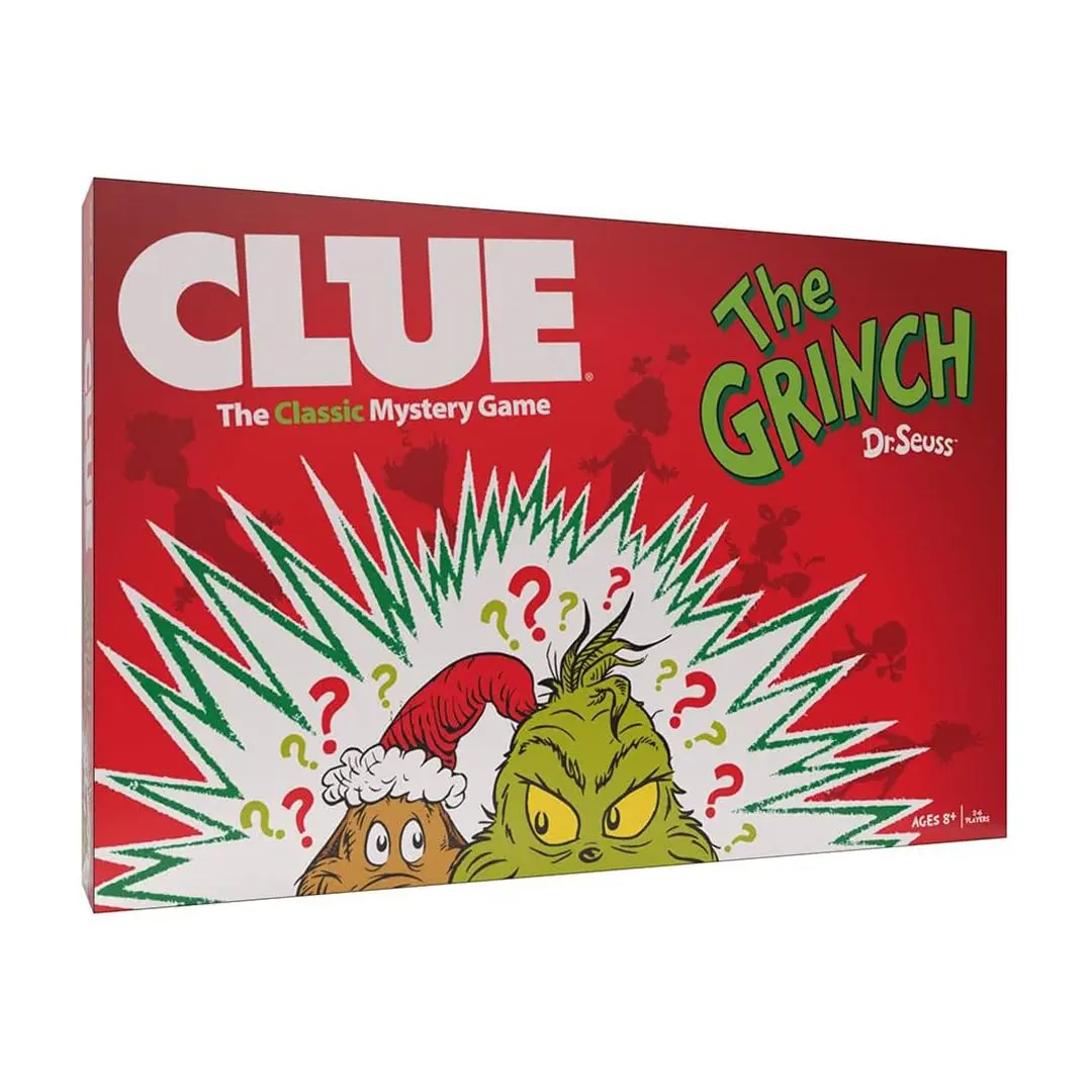 Hasbro Clue: The Grinch Board Game, Board Games Night, Family Fun Game