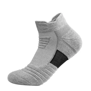 Men’s 2026 New Autumn/Winter Casual Sports Mid-Calf Socks, High Elastic Rubber Cuffs, Solid Color, Plus Size