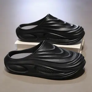 Men’s Closed-Toe Summer Slip-On Clogs, New Thick-Soled Non-Slip Wear-Resistant Outdoor Sports Beach Sandals outdoorfun