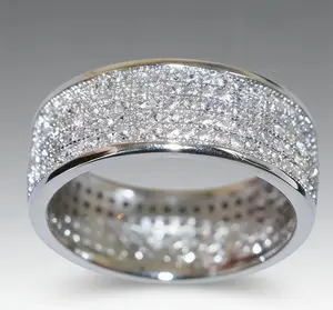 Unique Titanium Band - Men's Jewelry, Stylish and Gorgeous Engagement Ring for Him, Durable, Scratch-Resistant, Comfort Fit, Anniversary Gift