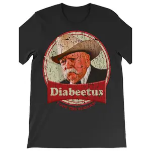New Stylish Retro Style Diabeetus Print for Men Women Couple Fashion T-Shirt