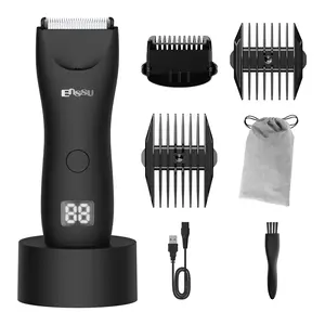 Perfect for Body clipper, electric hair shaver,Pubic, and Ball Hair Grooming - Ultimate Male Hygiene Razor Comfort Electric Groin Hair Trimmer for Men - Cordless, Waterproof, and Rechargeable Multifunctional Portable USB Rechargeable for Men