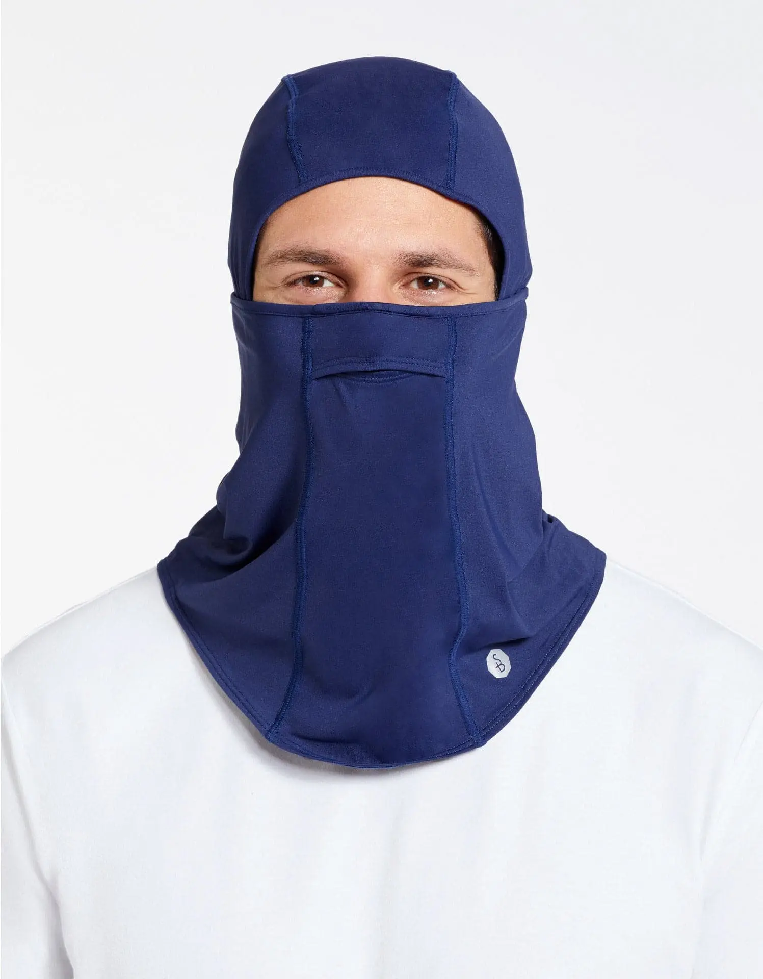 Solid Coolasun Fabric Balaclava - Lightweight UPF 50+ Protective Gear with Nose Bridge Wire, Breathable Face & Neck Cover