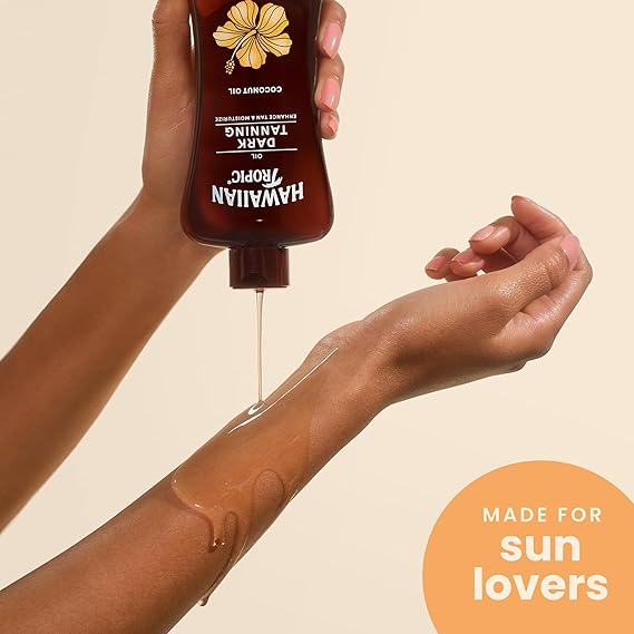 Achieve a Deep, Radiant Tan with Our Premium Dark Tanning Oil (Twin Pack, 8oz Each) – A Moisturizing Body Oil Infused with Nourishing Cocoa Butter for Enhanced Tanning and Supple Skin