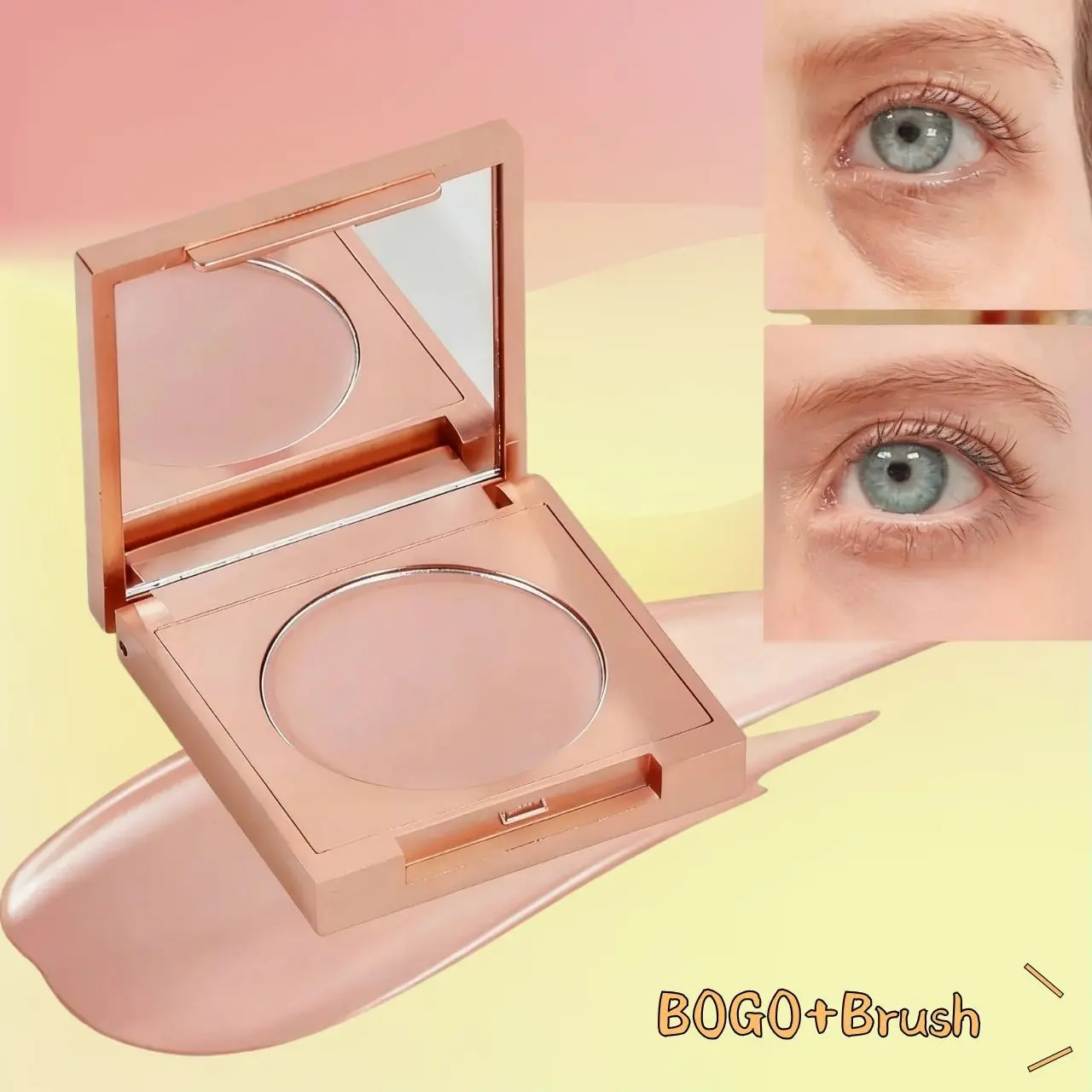 MAYCHEER 3-Piece Concealer and Contour Makeup Kit, Waterproof Color Clay CC Corrector for Uneven Skin Tone, Lightweight Matte Finish for a Flawless Base