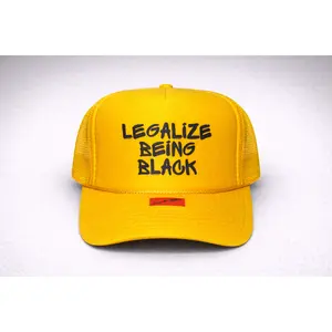 Gold and Black LBB Trucker