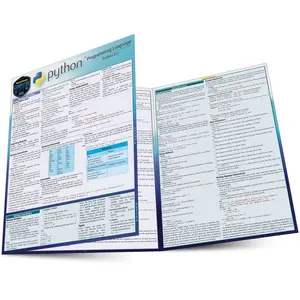Python Programming Language: a QuickStudy Laminated Reference Guide Pamphlet – May 1, 2019