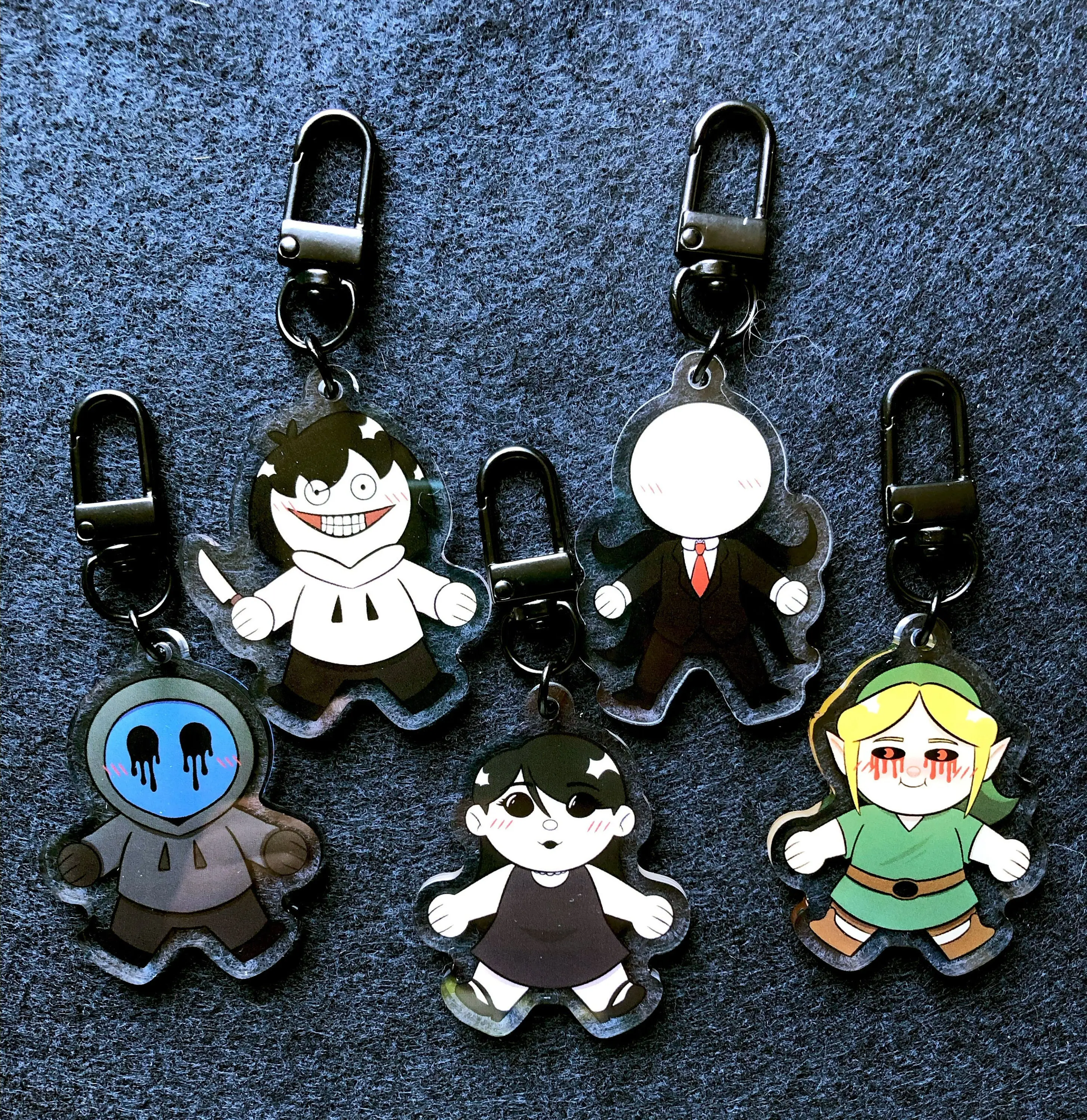 Creepypasta Acrylic Keychains