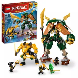 LEGO NINJAGO Lloyd and Arin's Ninja Team Mechs Ninja Building Set (71794)
