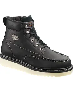 Harley Davidson Men's Beau Lace-Up Boot Moc Toe - D93135