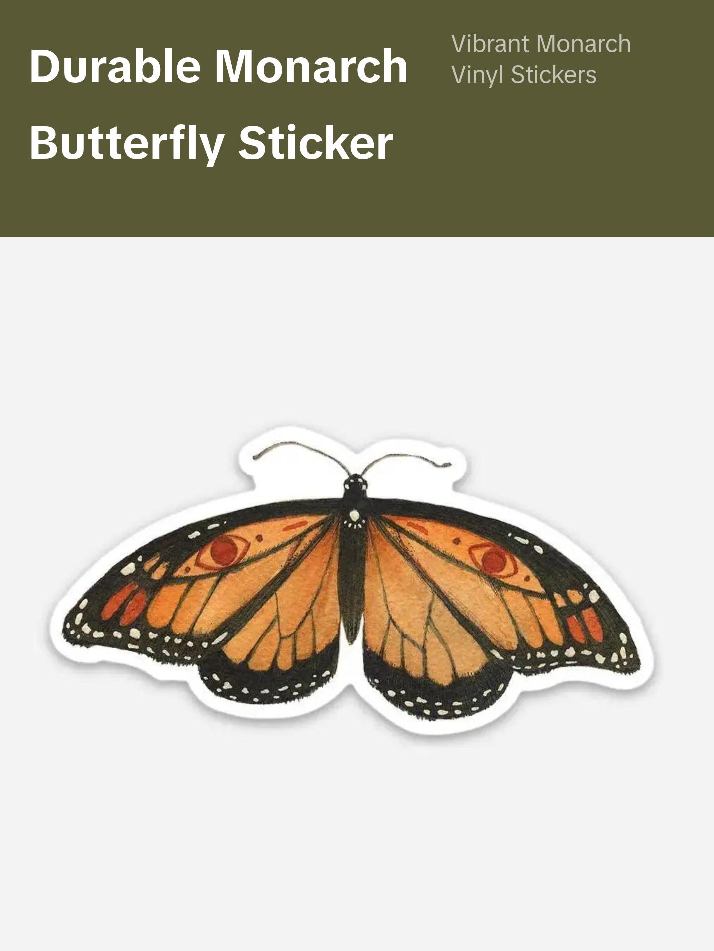 Monarch Butterfly Sticker