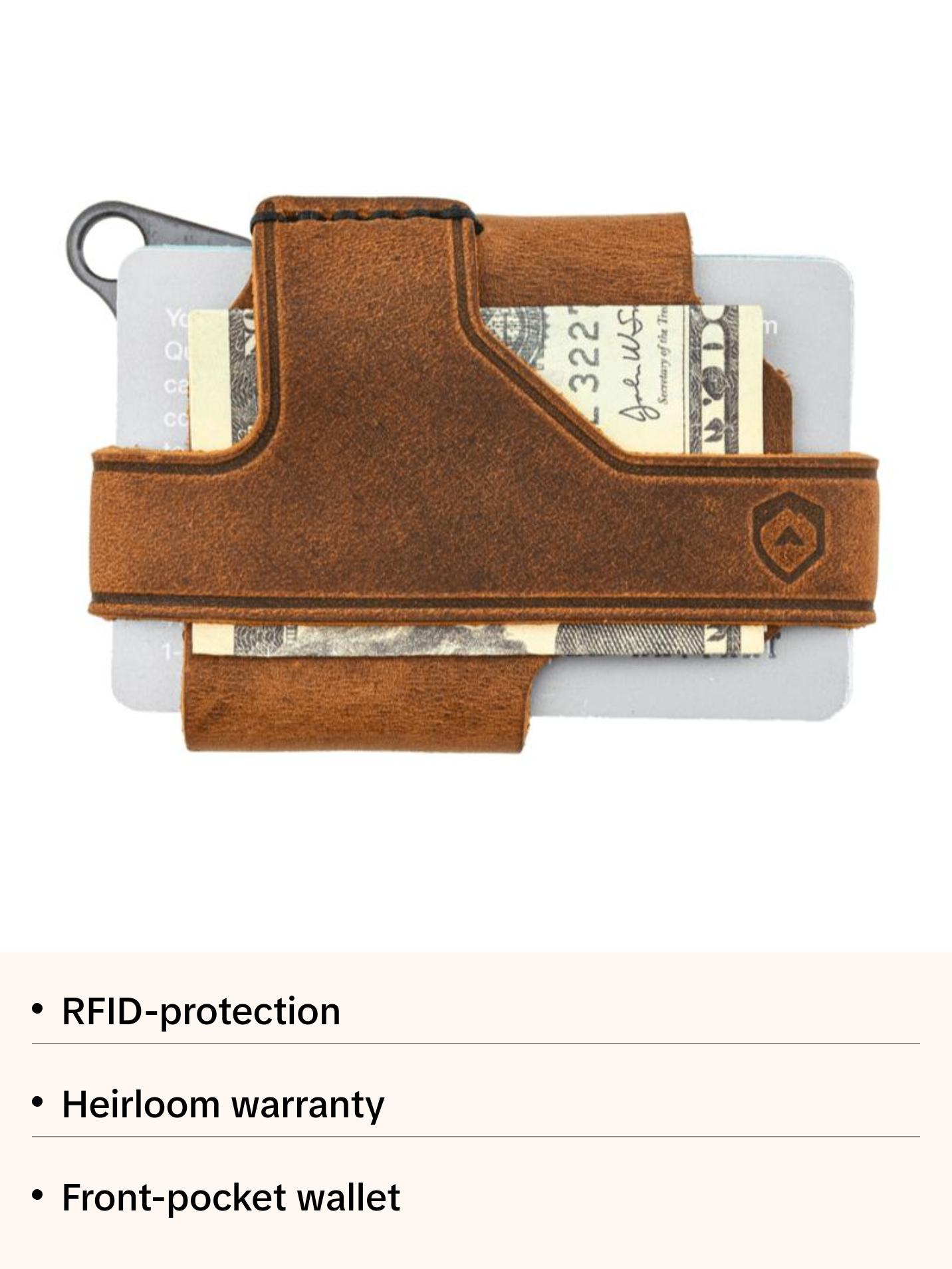 Contour Wallet - Black Tobacco Brown