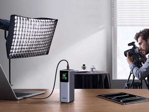 UGREEN 20000mAh 130W Power bank ,25000mAh 200W, 12000mAh 100W Fast Charging Powerbank, 65W Charger PD Super Fast Charging For iPhone 17/16/Macbook Air/Pro Lenovo Laptop, with LED Display Screen, TikTokShopBlackFriday ,TikTokShopJumpstartSale